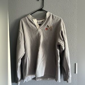 Vintage Henley Mickey Mouse Long Sleeve